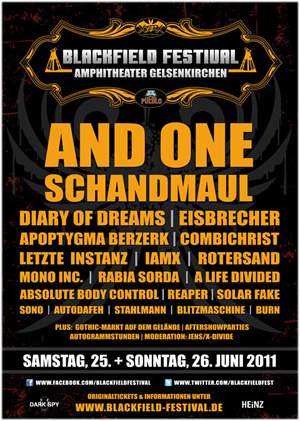 Blackfield Festival 2011 - Gelsenkirchen